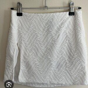 Princess polly mini white skirt